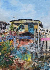House boat on the River Adur, Shoreham (2)