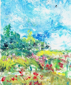 Poppies on the South Downs 1