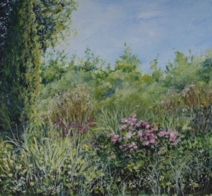Long border with grasses