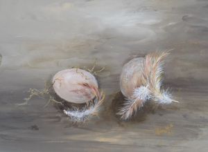 Eggs and feathers