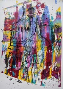 Royal Pavilion, Brighton silk screen