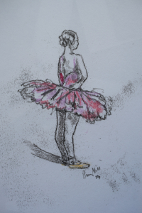 Ballet dancer in repose 2