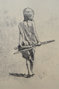 Young Maasai boy