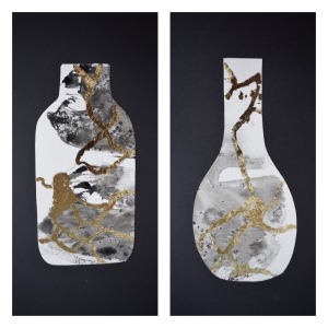 kintsugi vases 1 and 2 sold separately