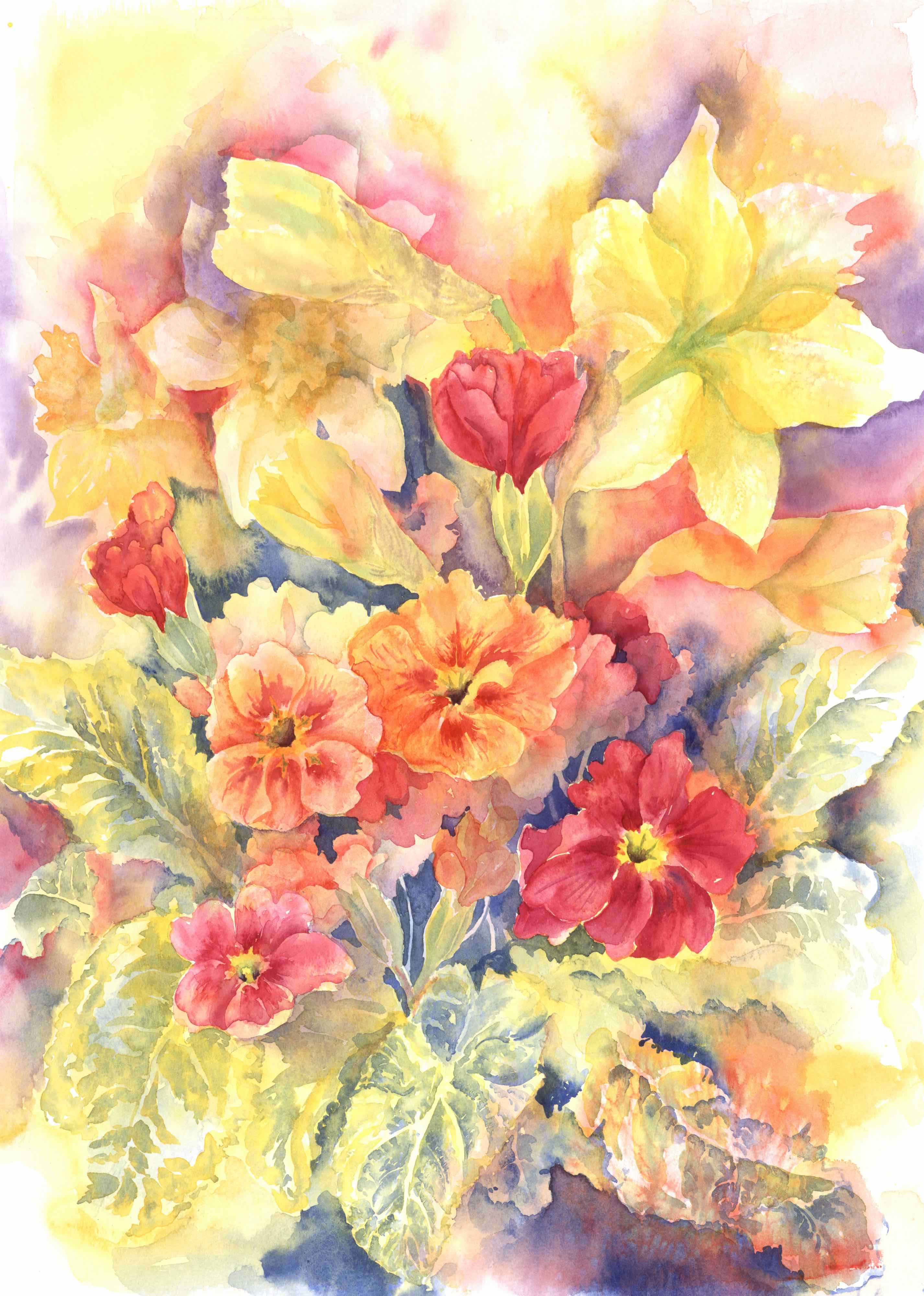 Spring bouquet 1 fine art giclee print