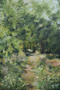 A walk along the stream with Jess