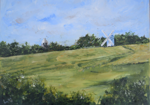 Jack and Jill on the South Downs