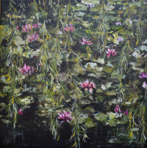Waterlilies and willow